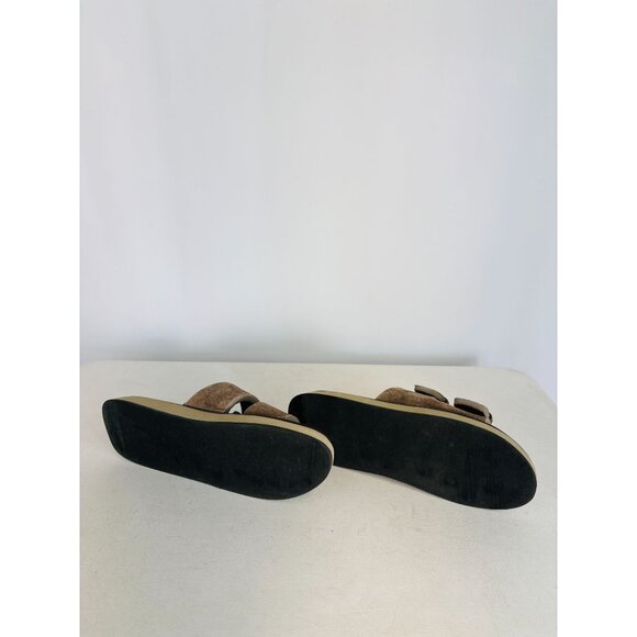 Rag & Bone New York Brown Suede Parker Slide Sandals, Women's EU Sz 38 - Picture 4 of 5